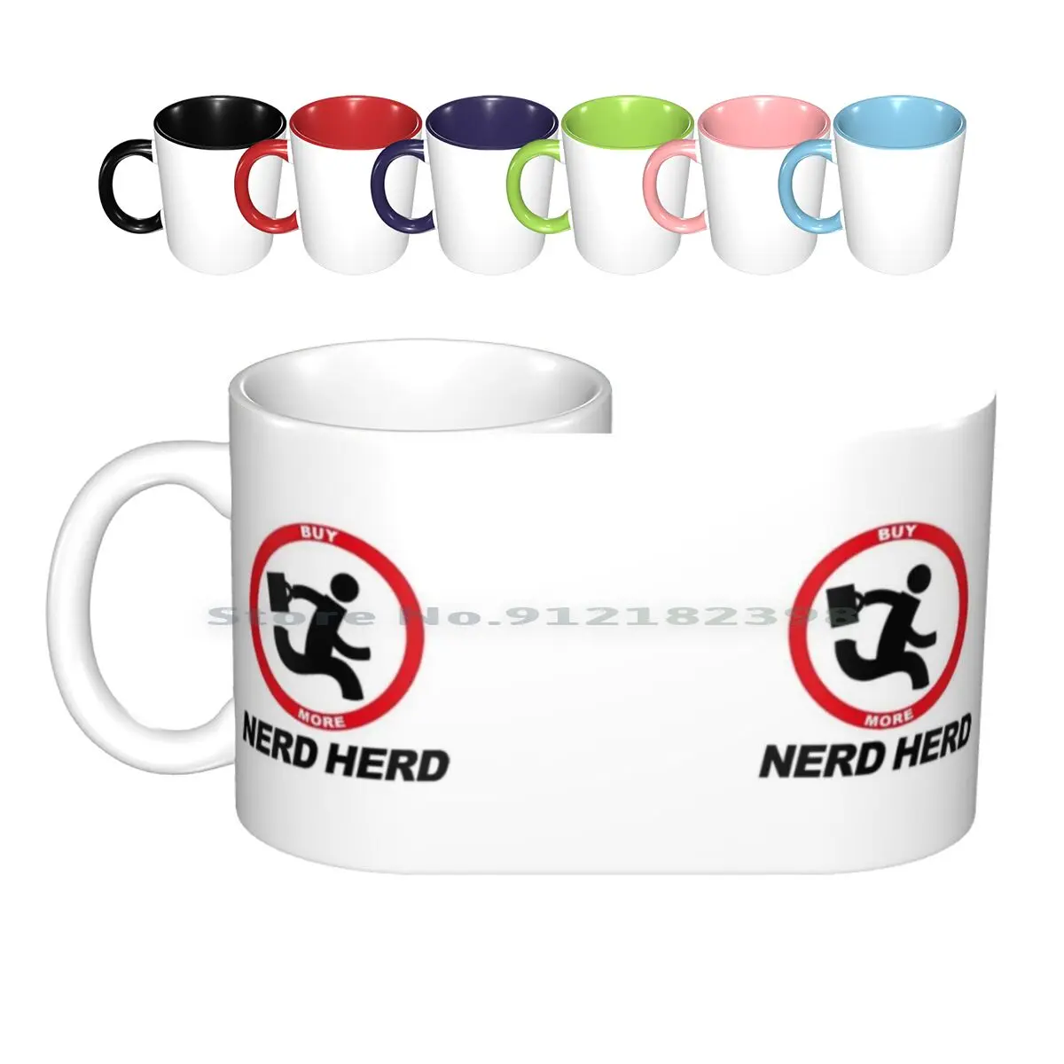 Nerd Herd-Chuck Ceramic Mugs Coffee Cups Milk Tea Mug Chuck Chuck Nbc Chuck Bartowski Tv Show Comedy Levi Chuck Bartowski Nerd