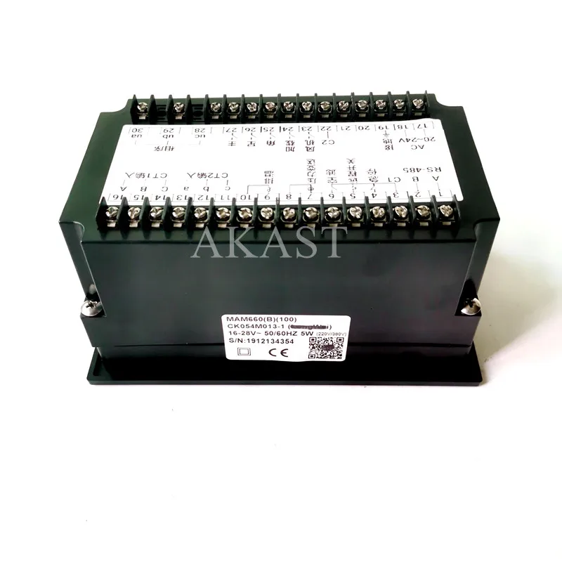 MAM660(B)(100A) PLC Controller Panel With Transformer CT1+CT2  for Screw Air Compressor