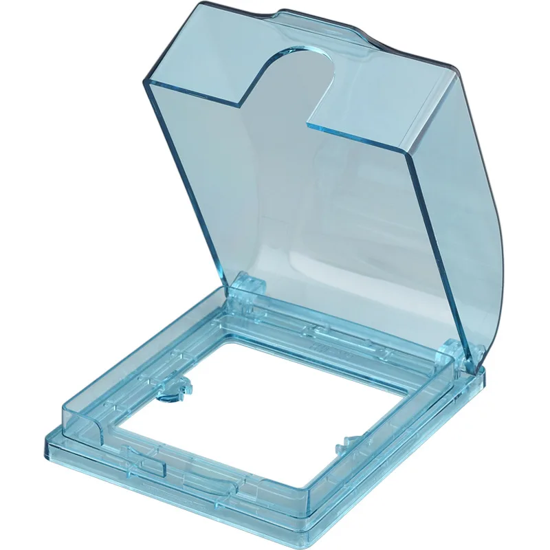 86 Type Socket Switch Protector Electric Plug Cover Universal Wall Socket Waterproof Box Doorbell Board Panel Cover Bathroom