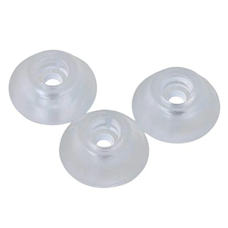 400PCS Silicone Round 15x6x8mm Door Stopper Bumpers Self-adhesive Wall Protectors Furniture Feet Pads
