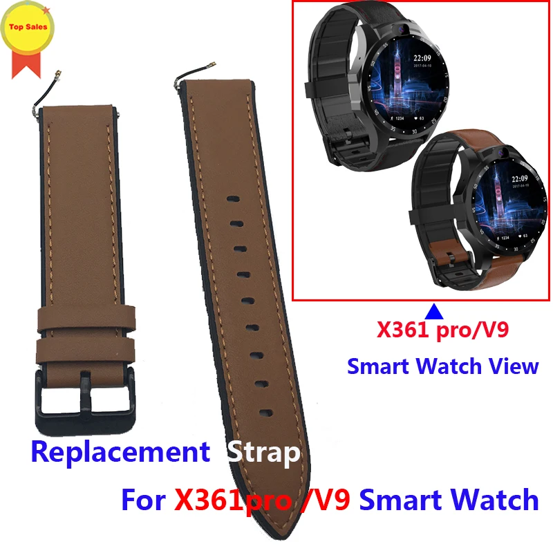 

Replacement Battery 800mAh For X361pro Smart Watch Original Leather Blet For V9 4G Smartwatch Plastic Back Cover For V9 Watches