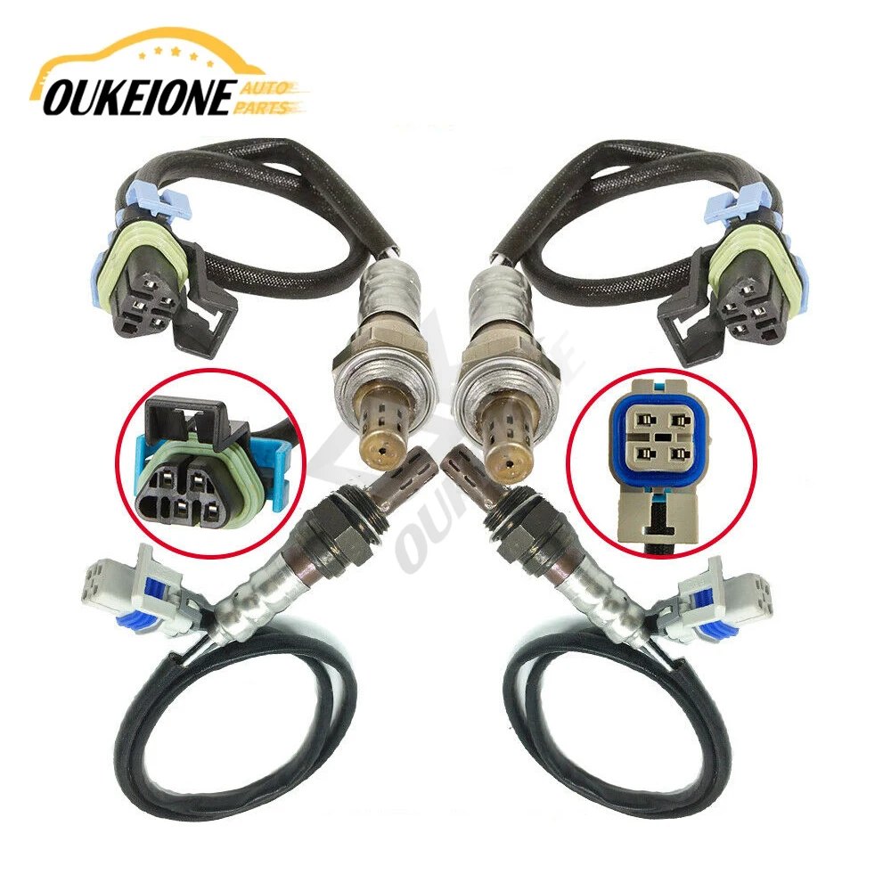 

For 03 04 05 GMC Yukon XL 1500 Sierra 2500 HD Chevrolet Silverado 4 Wires O2 Oxygen Sensor Upstream Downstream Replacement parts