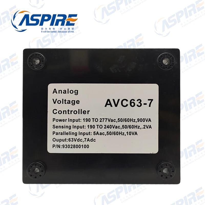 Brushless Type Generator Spare Parts Automatic Voltage Regulator AVR AVC63-7 Regulador AVR