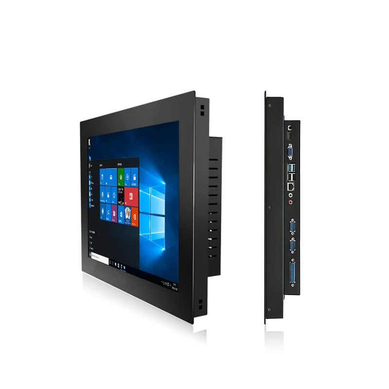 Tablet pc touch, touch screen, tela resistente, à prova d'água, para windows/linux, intel i3, 10.4/12.1/15/17/19 polegadas