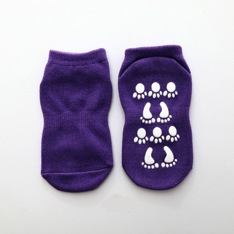 5 Pairs Spring Autumn Kids Socks Cotton Candy Color Non-slip Floor baby Toddler Socks Boys Girls children\'s Socks