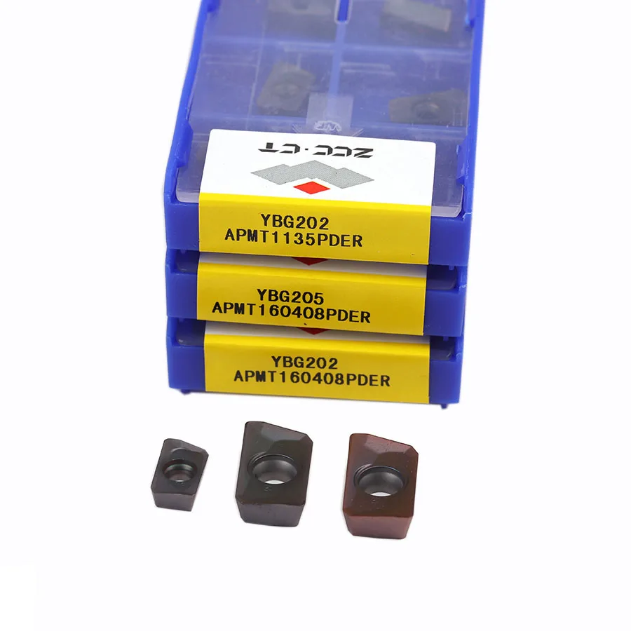 APMT1135PDER YBG202 Milling Turning Tool APMT160408PDER YBG202 YBG205 High-Quality Carbide Inserts CNC Lathe Tool Milling Cutter