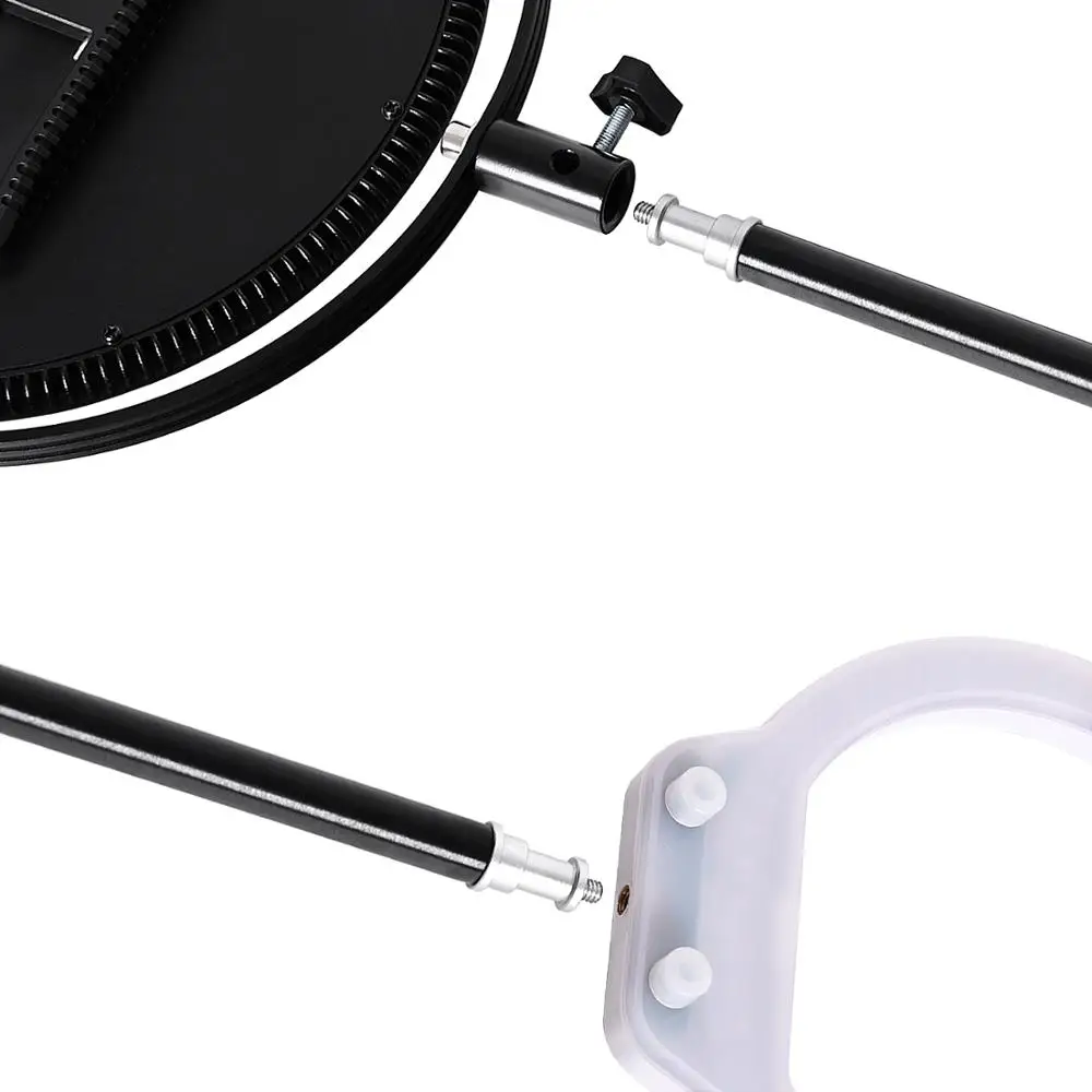 Fusitu FT-195 2M Led pieghevole Light Stand 1/4 vite treppiede per Studio fotografico illuminazione fotografica Softbox Video Flash ombrelli