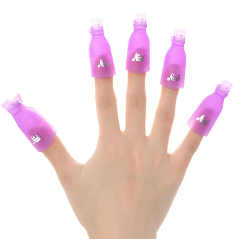 Biutee 5/10 pçs gel lak removedor envolve plástico unha polonês removedor clip arte do prego embeber fora tampão desengraxador de unhas para dedos toe ferramentas