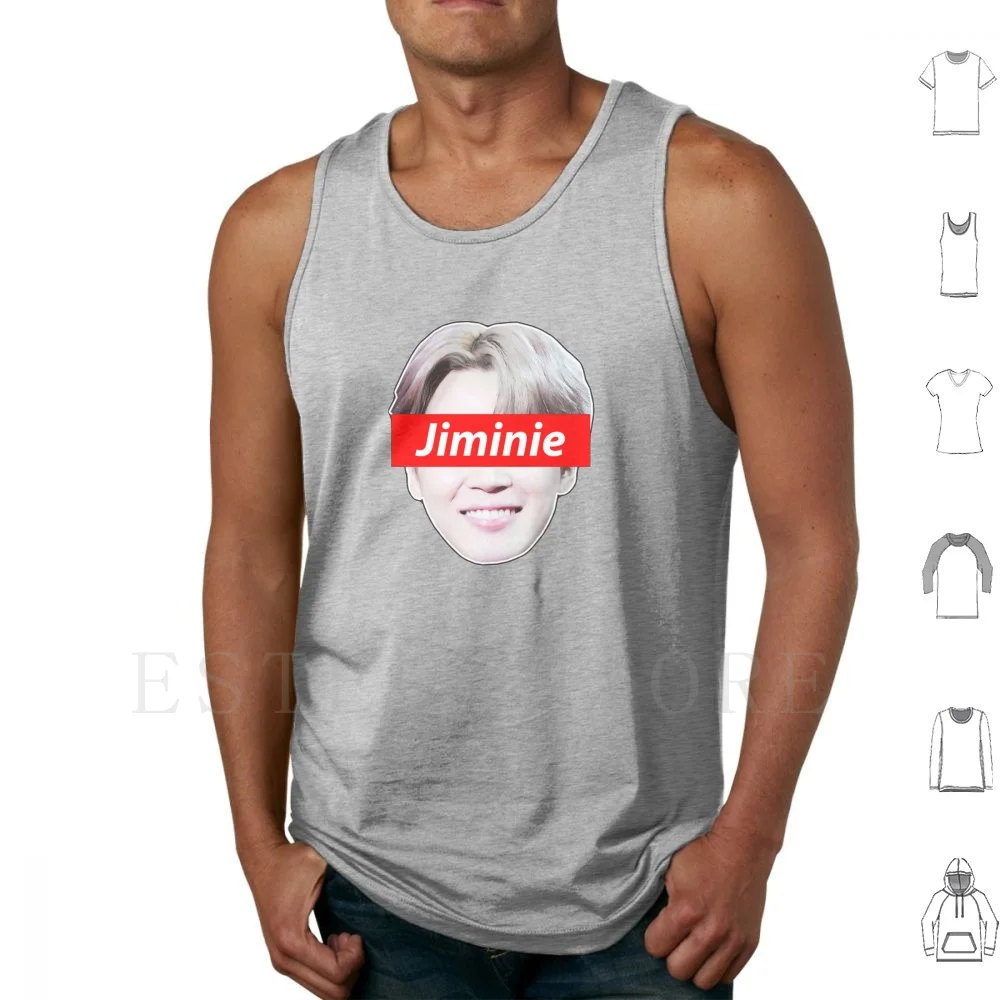 Jimin X Face Logo Майки Жилет Jimin Bang Tan Мода для мальчиков Jiminie Suga J Hope Rm Rapmonster Jungkook V Taehyung