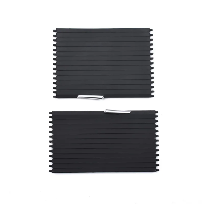 

For BMW X5 X6 E70 E71 2007-2013 Storage Compartment Center Console Cover Slide Partition Tray Parts Car cup holder zipper