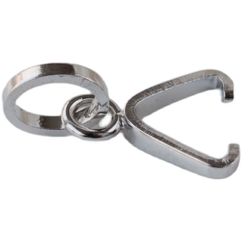 

Цельный соединитель для Подвеска-Бейл из стерлингового серебра 925 пробы 13 мм, зажим для ожерелья и Подвеска серебряные ювелирные изделия, 1 шт.