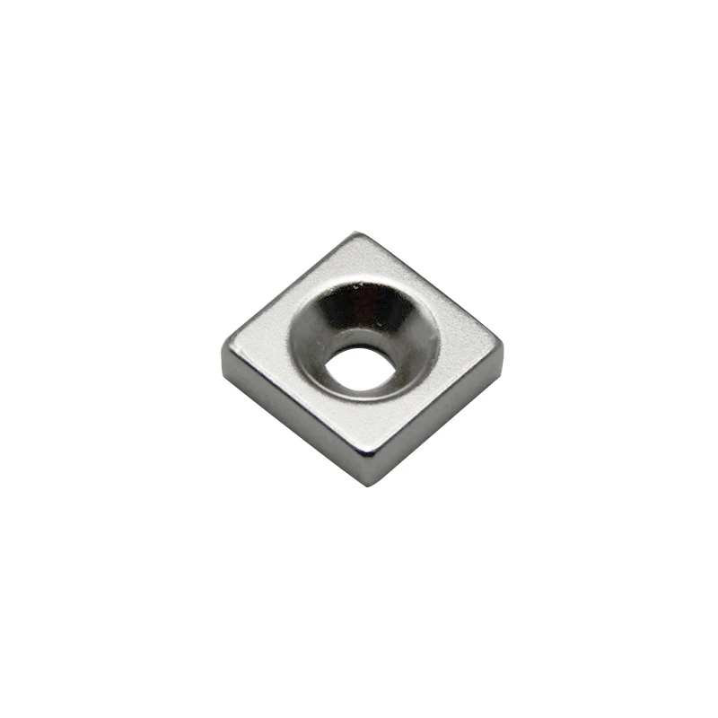 30~100PCS 20x20x5-5 Super Neodymium Magnets Countersunk hole N35 Block Permanent Magnet 20x20x5-5mm Powerful Magnet  20*20*5-5mm