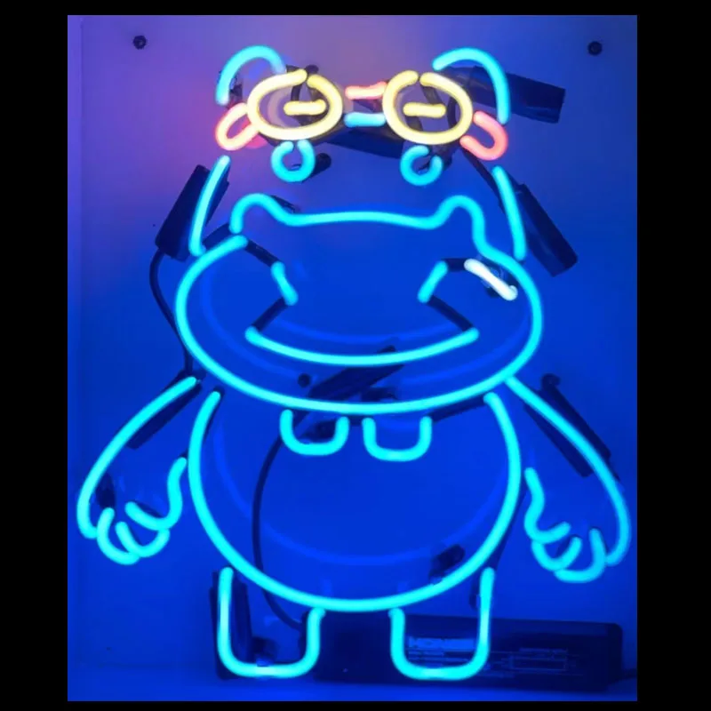 Neon Sign Frog Light Sign Iconic Window Display Custom LOGO Outdoor Lighting Aesthetic Night Light Flexible Art Anime Room Decor