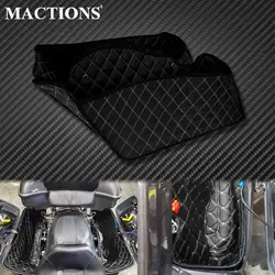 Motorcycle Saddlebag Insert Carpet Liner Thread Extended Bags For Harley Touring Street Glide Road Electra Glide FLHX 2014-2022