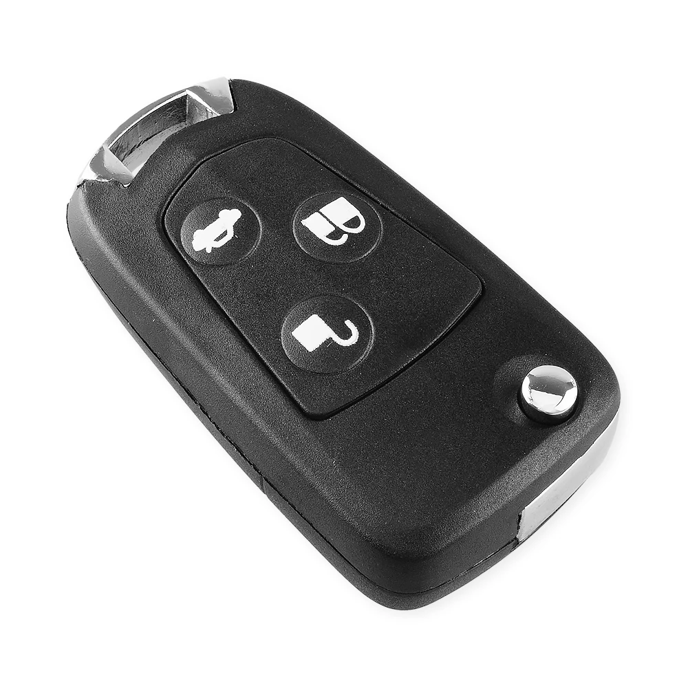 KEYOU Replacement Flip Folding Car Remote Key Shell Case for Ford Mondeo Focus 2 3 Festiva Fiesta KA HU101/FO21 Blade Auto Key