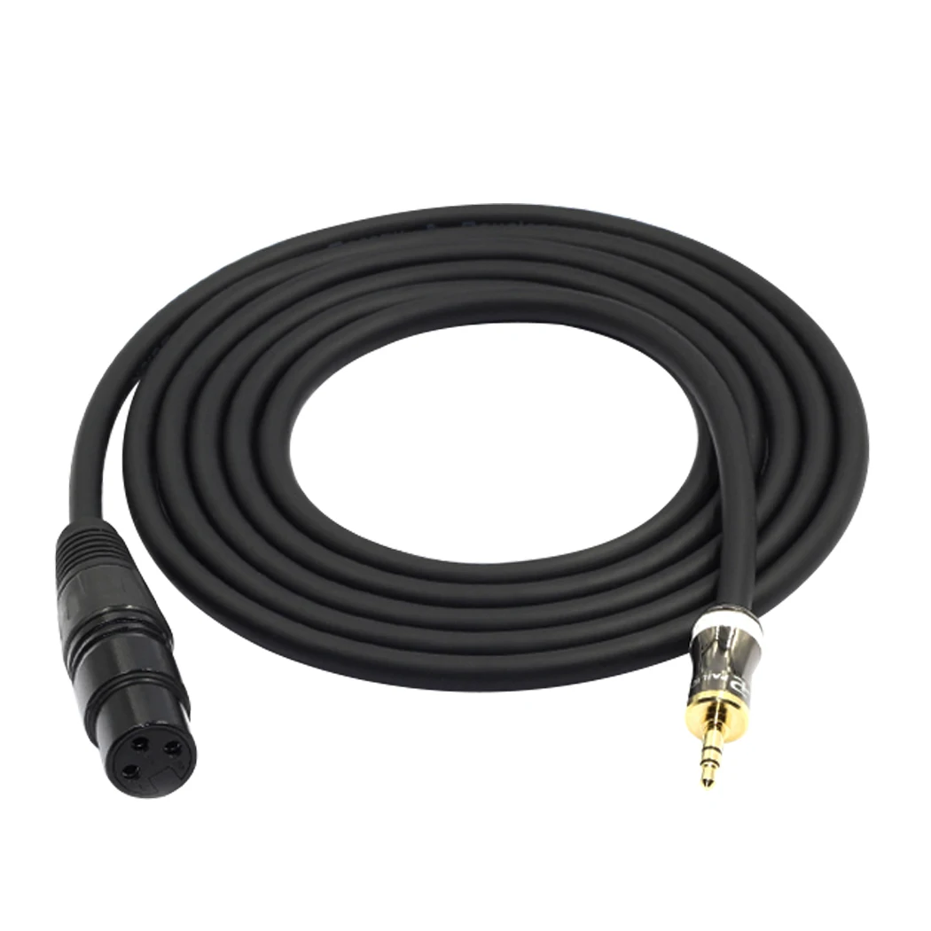 JORINDO-cable de micrófono macho a hembra XLR, extensión de 1,5 M/4,9 pies, 3,5 MM, para conexión a mezclador de portátil, cable amplificador