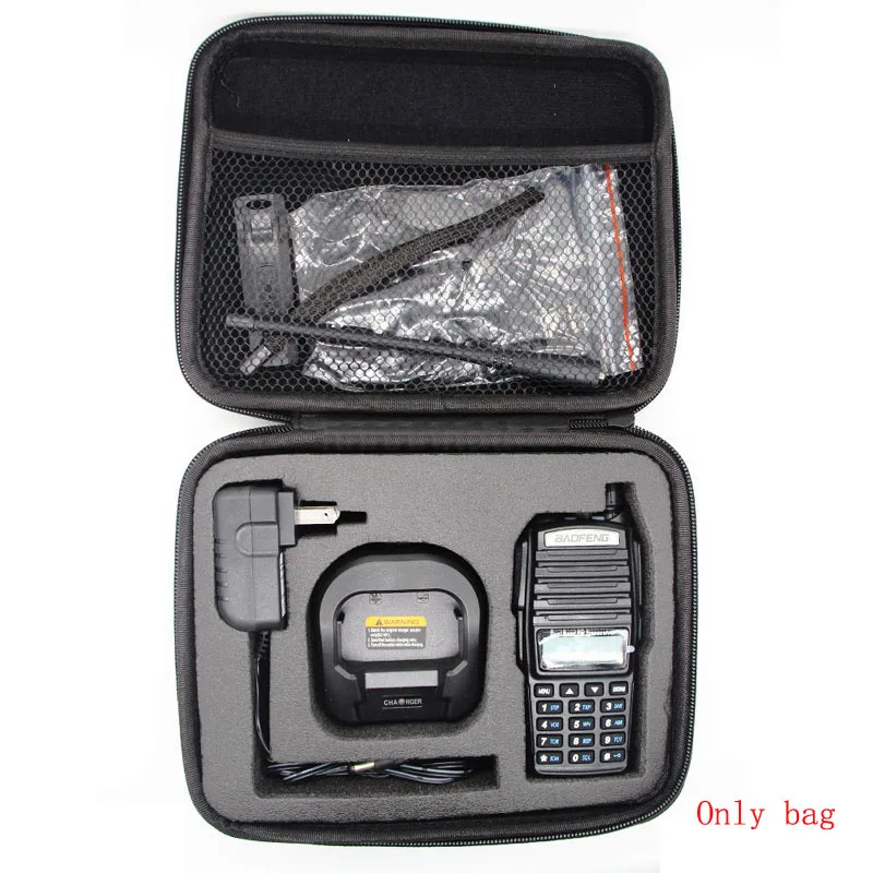 

new Two Way Radio Hand Carry Case Handbag Portable Travel Storage For BAOFENG UV-82 UV-8D UV-6 Motorola GP328 Walkie Talkie Bag