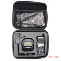 new Two Way Radio Hand Carry Case Handbag Portable Travel Storage For BAOFENG UV-82 UV-8D UV-6 Motorola GP328 Walkie Talkie Bag