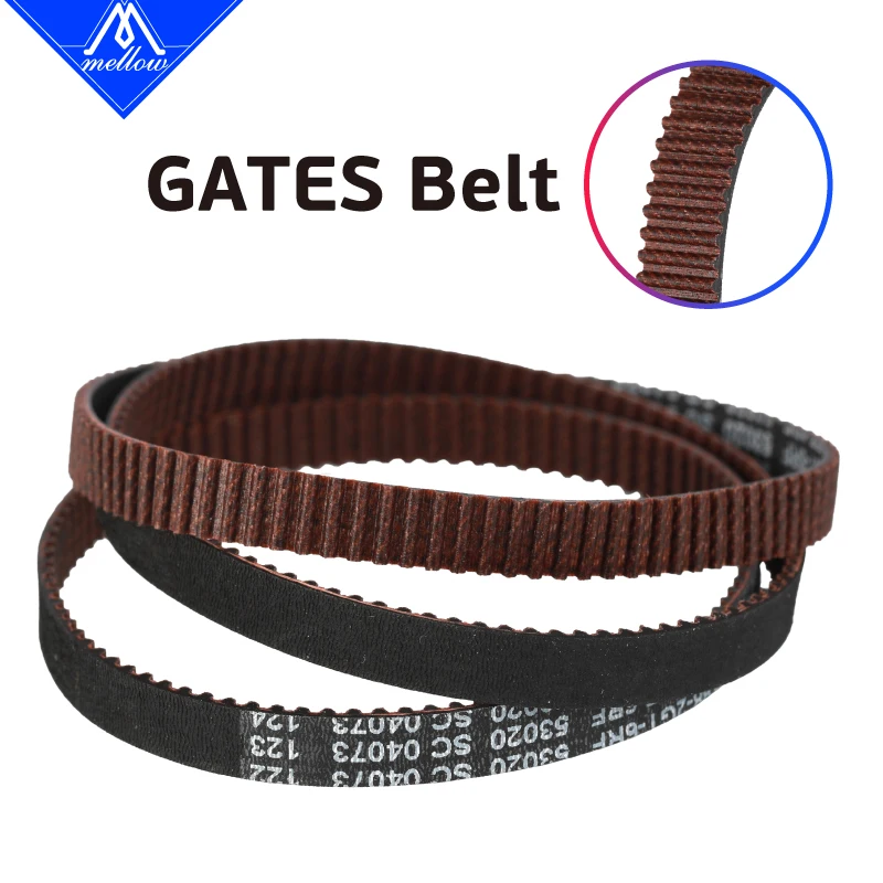 Mellow 3D-Drucker VORON 2.4 R2 Motion Kit Gates GT2 LL-2GT Zahnriemen High Match 2GT Zahnriemenscheibe Wellenlager 625 F695 Teile