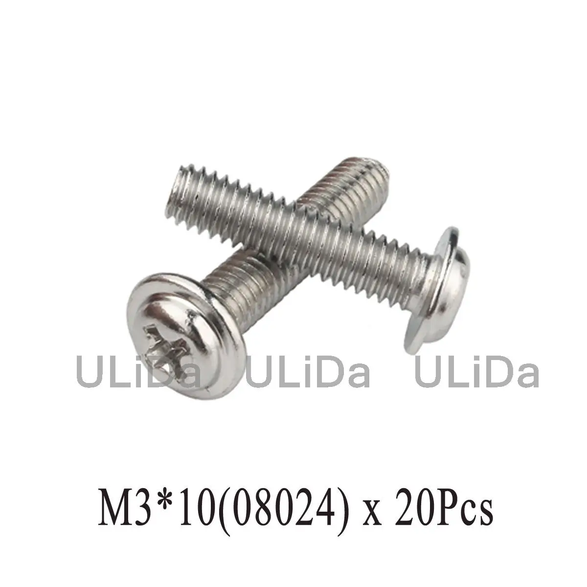 80PCS M3*10 14 Phillips Screws 304 Stainless stee (INOX) for HSP 1/10 02092. 02096. 02097. 08024