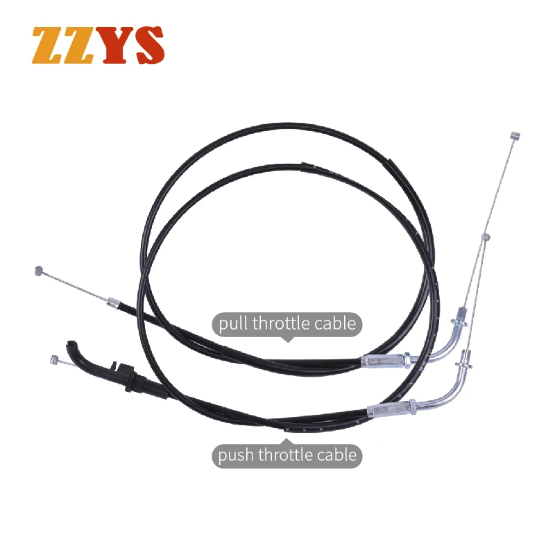 2pcs Motorcycle Accessories Throttle Cable Wire Fuel Return Cable for KAWASAKI ZZR400 ZZR 400 Accelerator cable Throttle Line