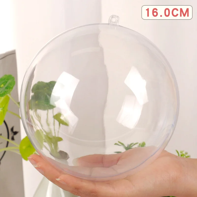 Acrylic Plastic Hollow Ball Christmas Hollow Ball Party Decoration Ball Shopping Mall Sky Window Transparent Ball