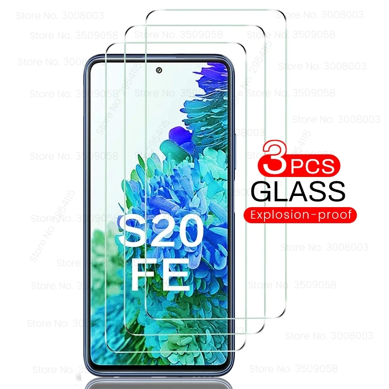 3 szt. Szkło hartowane do Samsung Galaxy S20 FE 4G 5G ochraniacz ekranu przeciwwybuchowa folia HD Sumsung S24 FE/S23 FE/S21 FE/S20FE