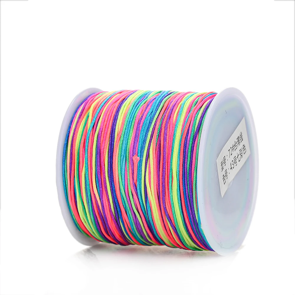 100 m/Rolle, 0,8 mm, 28 Farben, Nylonfaden, Schnur für DIY-Herstellung von Armbändern, Halsketten, handgefertigten Bastelzubehör – Detail 26