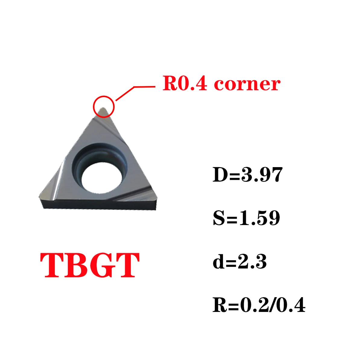 Korea KPOP Original TBGT TBGT06 TBGT060104L TBGT060102L KP930 KP720 Small Triangle Fine Boring Small Hole Boring Blade