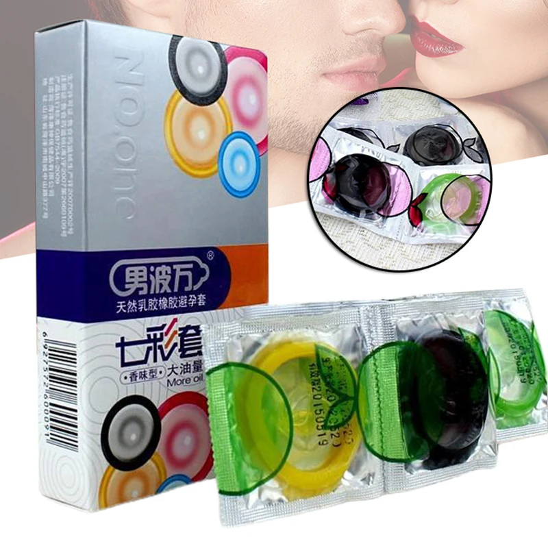 Colorful Flower Condoms Safe Penis Sleeve Adults Sex Lifes Condoms Ultra-Thin Contraception Supplies AC