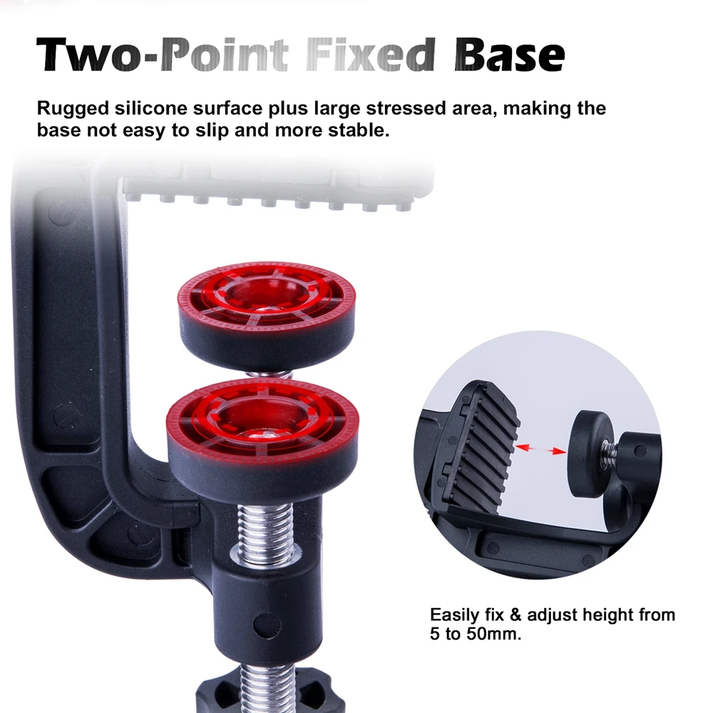 Goture High Speed Fishing Line Winder Two-Point Fixed Base Reel Spool Spooler System for Spinning/Baitcasting Fishing Reel