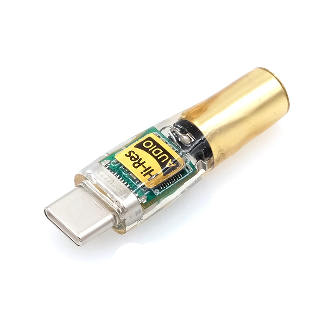 Adattatore per auricolari Thouliess da tipo C a 3,5 mm Adattatore audio per cuffie da 4,4 mm Adattatore per chip decodificatore DAC per Xiaomi Huawei