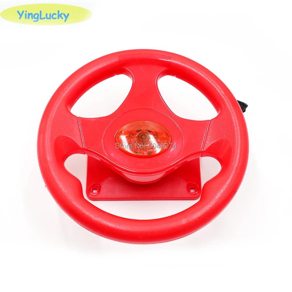 yinglucky Steering wheel 31 in 1 racing flame steering wheel swing doll car steering wheel car travel road children arcade view 2