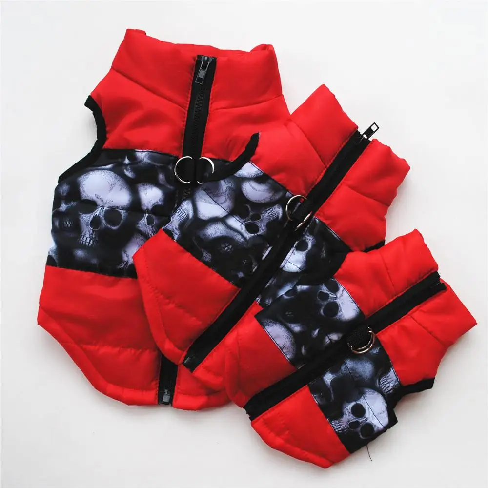 Warm Dog Clothes For Small Dog Windproof Winter Pet Dog Coat Jacket Padded Clothing Chihuahua French Bulldog Puppy Outfit Vest