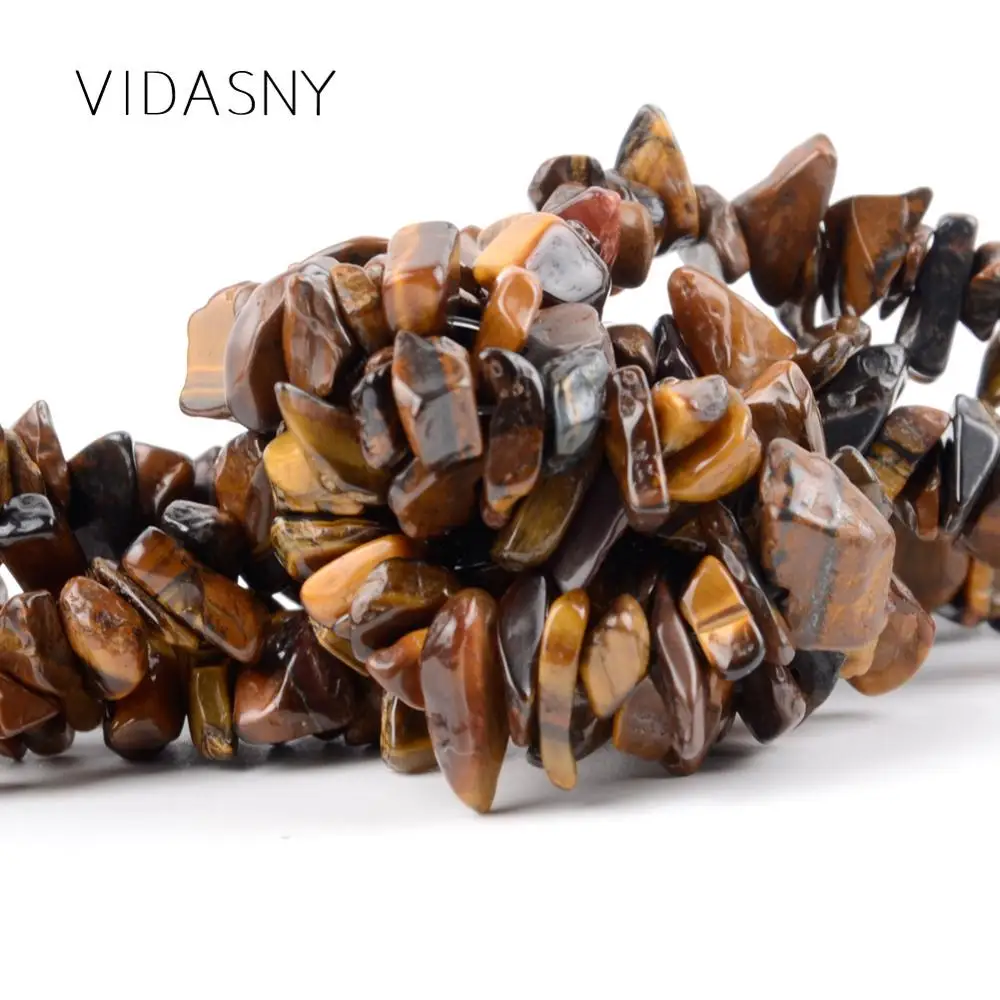 Natural Gem Irregular Yellow Tiger Eye Chip Stone Beads For Jewelry Making 3-5-8-12mm Freeform Beads Diy Necklace Bracelet 16''