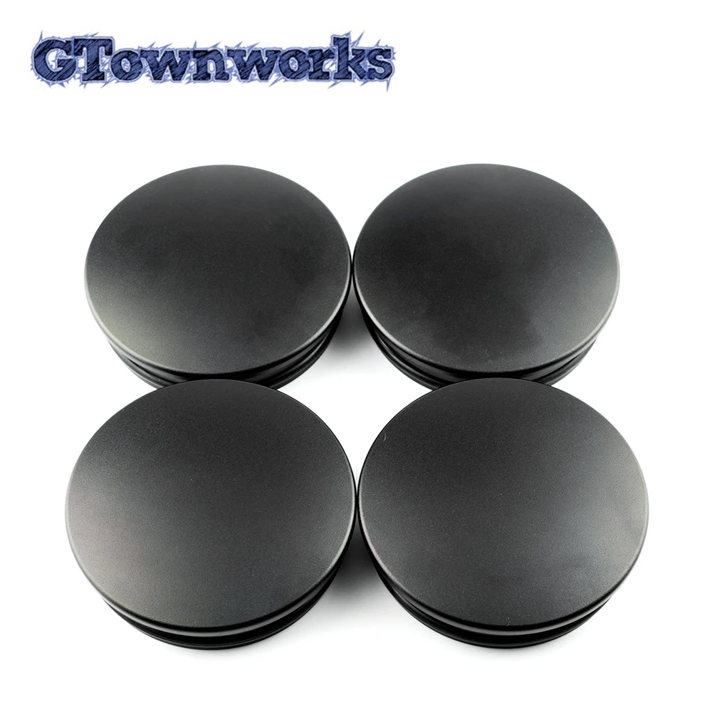 

4pcs 75mm 68mm Metal Car Wheel Center Hub Cover For Rims Alloy Hubcaps Refits Styling Auto Accessories Black