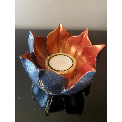 Talya Art Design, Decorative Flower Tealight Candle Holder.