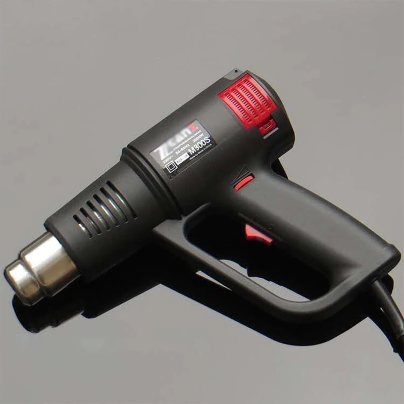 Heat Gun 2000W Heavy Duty Hot Air Gun Variable Temperature Control with 2-Temp Settings, 50- 550C for Crafts, Shrinking PVC