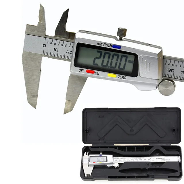 Miernik cyfrowy ze stali nierdzewnej 6" 150mm, suwmiarka, paquimetro, instrument, plastikowe suwmiarki noniuszowe do wyboru