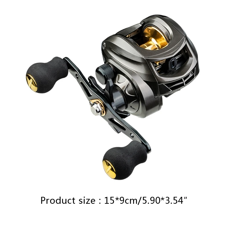 2022 New Smooth Metal Fishing Reel Baitcasting Reel Ultralight Casting Reel Durable