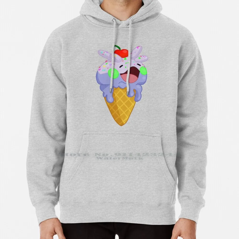 Ice Cream Goomy Hoodie Sweater 6xl Cotton Ice Cream Icecream Melting Sweet Goomy Anime Sprinkles Cherry Women Teenage Big Size