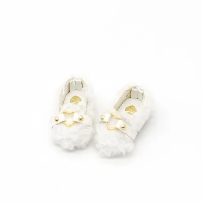 OB11 doll shoe size and Blythes size Fashion new lazy man rolls beans bean shoes versatile white powder black and other colors