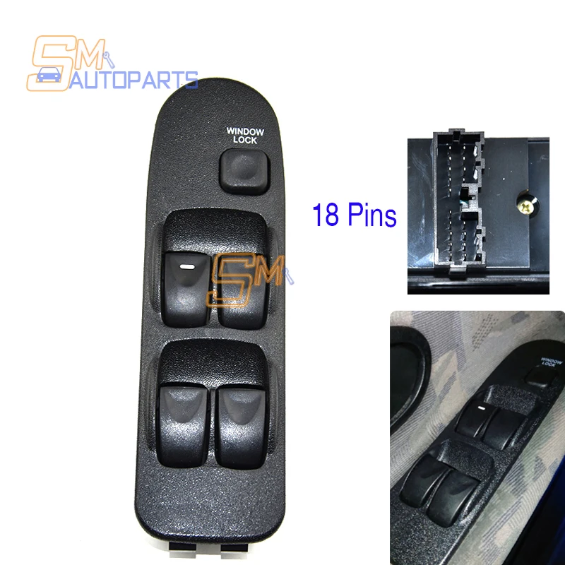 Set For Mitsubishi Space Star Window Switch Front Left Right For Mitsubishi Carisma MR740599 MR792851