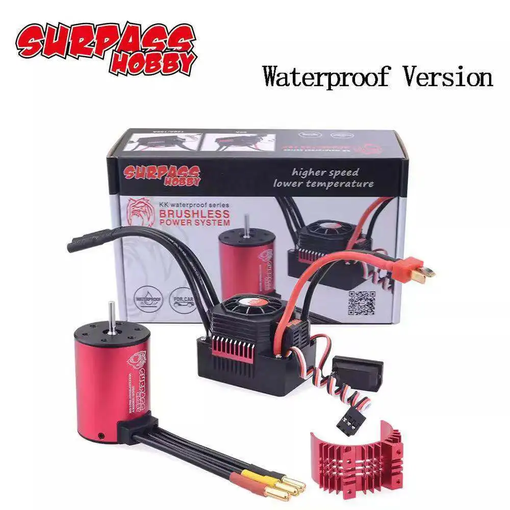 SURPASS HOBBY Wltoys 144001 124019 104001 RC Car 3650 3660 F540 3600KV 5200KV 3930KV 4370KV Brushless Motor 45A 60A ESC