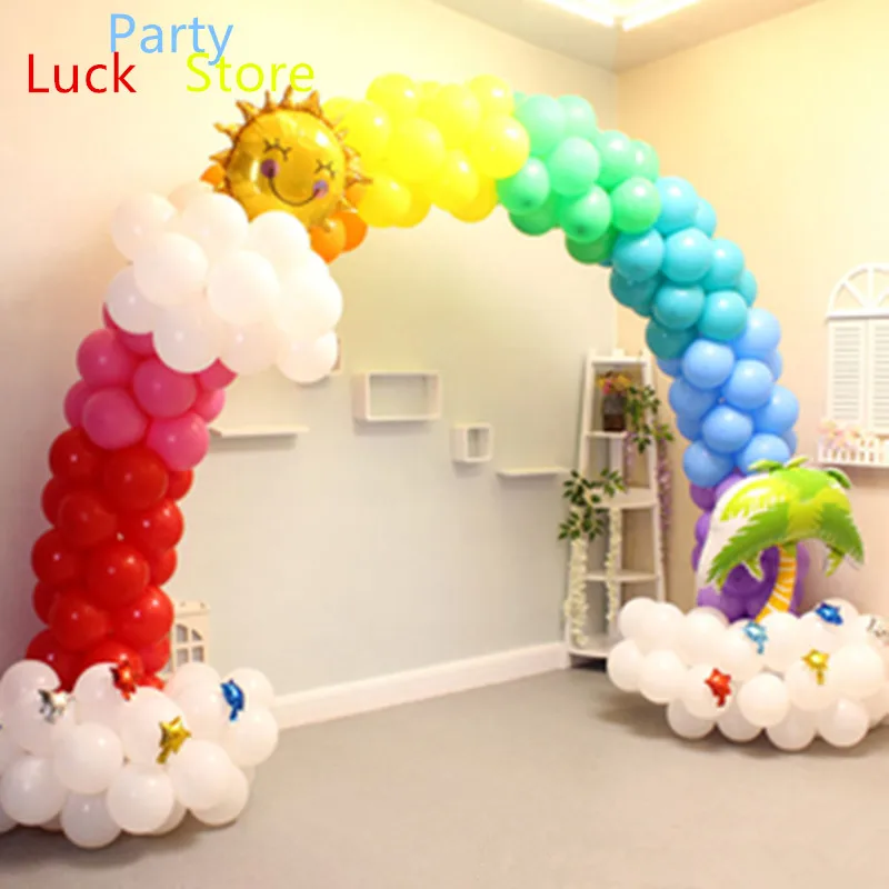 

1set Arch Balloons Pastel Party Latex Balloon Garland Colorful Candy Birthday Wedding Party Decoration Balloon Arch