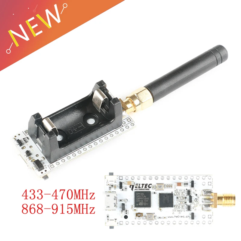 SX1276 Wireless Development Board LoRaWAN Wireless Transceiver Wireless Module with Antenna STM32L151CCU6 433-470 868-915MHz