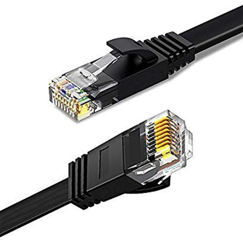 Flat Ethernet Cable RJ45 Lan CAT6 Ethernet Network LAN Cable Flat UTP Patch Router Lot For Computer Router Laptop