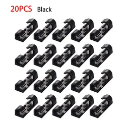 5/20PCS Cable Organizer Clips Cable Management Desktop & Workstation Wire Manager Cord Holder USB Charging Data Line Winder