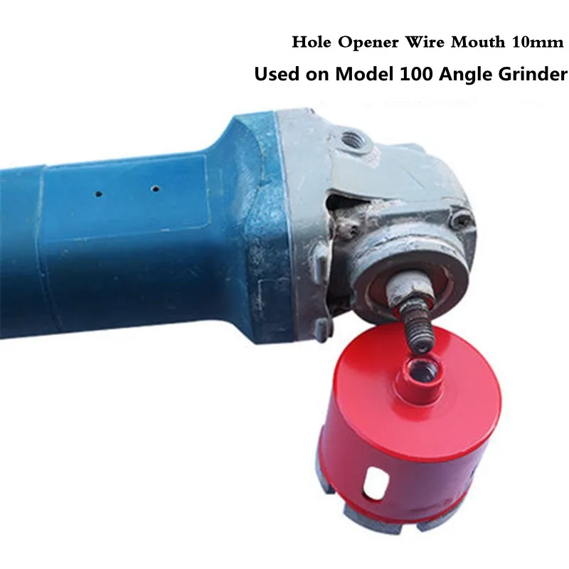 Type 100 Angle Grinder Drill Diamond Marble Drill Bits Cut Hole Saw for Water Well Drilling Concrete Perforator 20mm-60mm