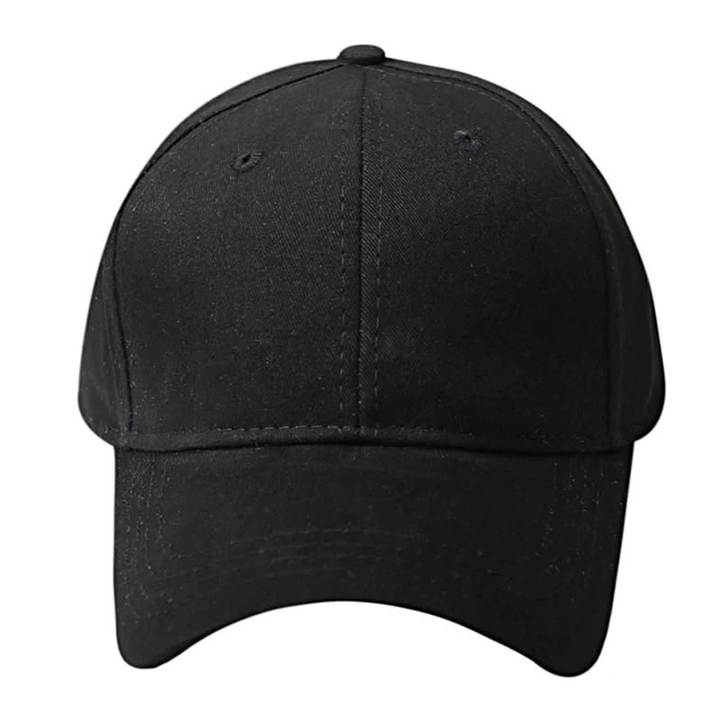 Solid Spring Summer Cap Women Ponytail Baseball Hats Simple Outdoor Sport Running Baseball Cap Cotton Visor Air Permeable Sunhat